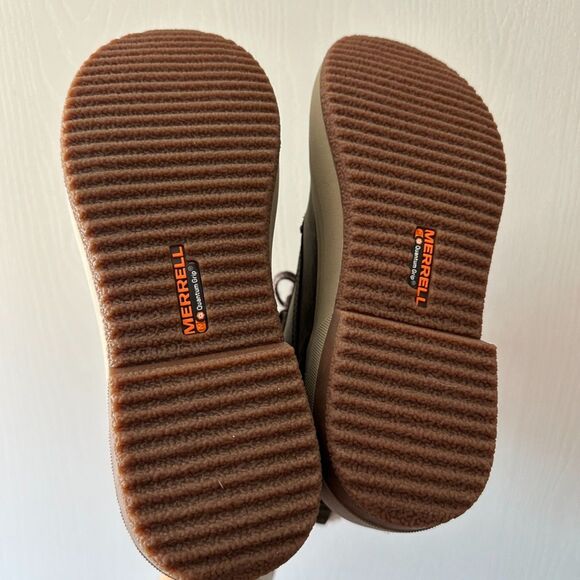 Merrell Women's Haven Mid Lace Polar Waterproof Boots Olive Size 8.5 NWOB - Picture 7 of 7